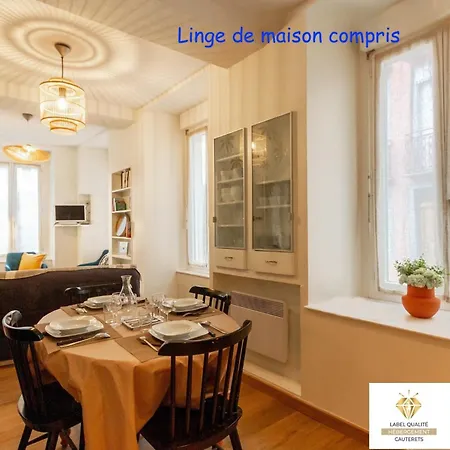 Chaleureux T2 Bis Au Calme En Plein Centre Ville Avec Wifi Et Linge De Maison Inclus Cauterets Exterior foto